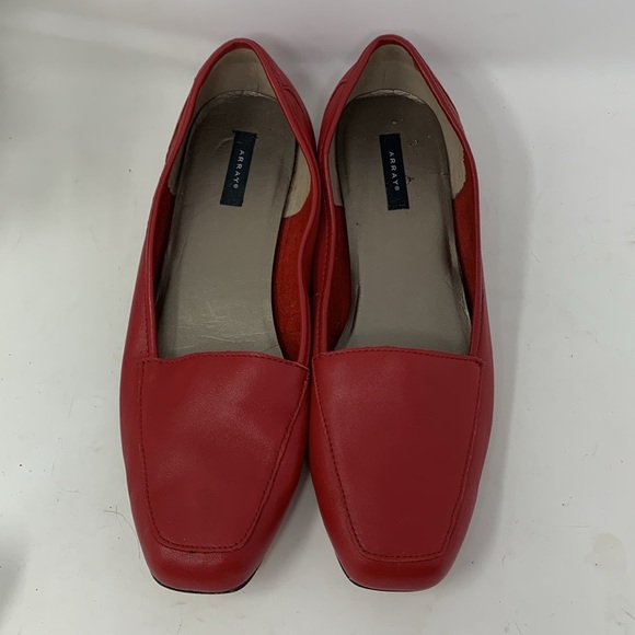 Array red leather Flats - Picture 3 of 12